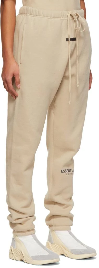 Essentials SSENSE Exclusive Beige Fleece Lounge Pants 2