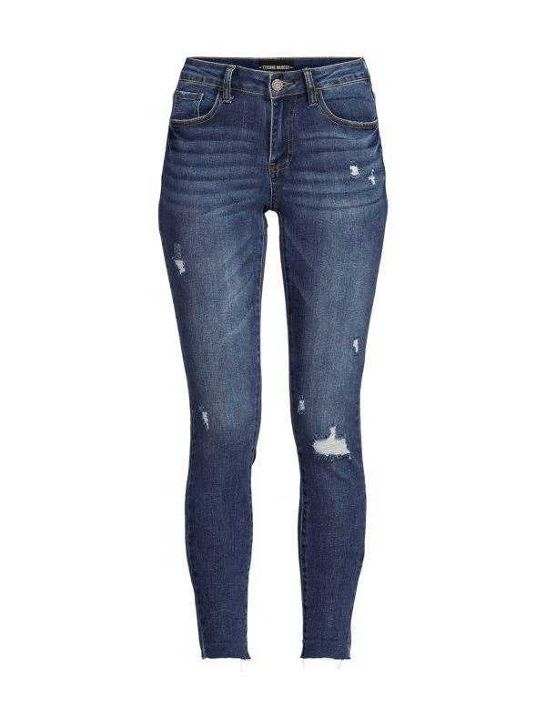 Etienne Marcel Distressed High Rise Skinny Ankle Jeans 3