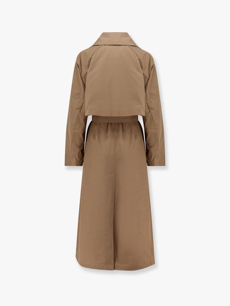 HEVÒ Margherita nylon trench coat with belt