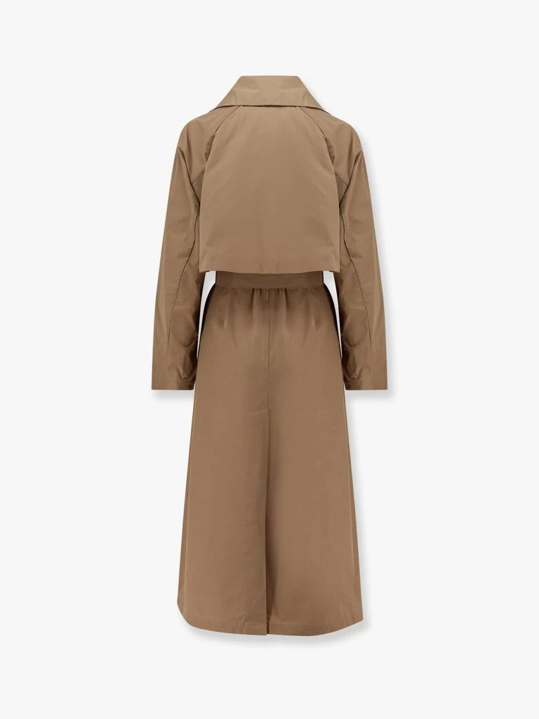 HEVÒ Margherita nylon trench coat with belt 2