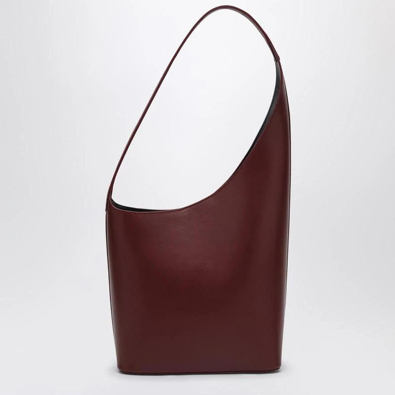 AESTHER EKME Bordeaux leather demi lune bag 4