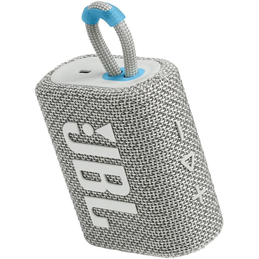 JBL Go 3 Water Resistance Bluetooth Speaker, Cloud White