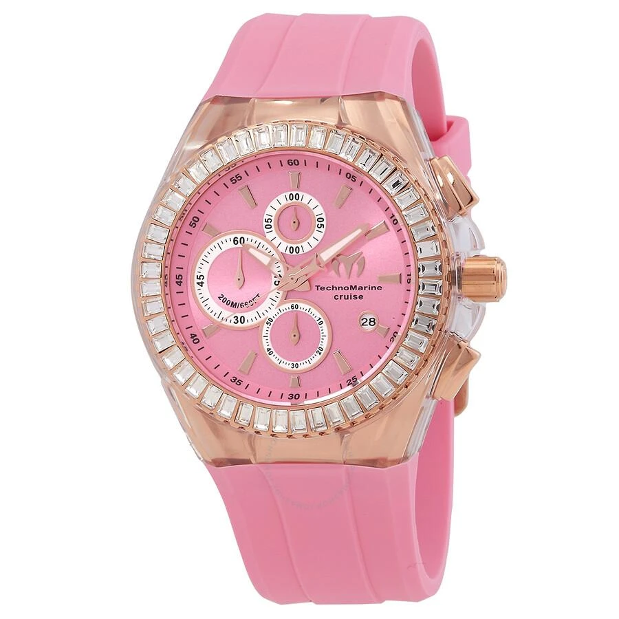 TechnoMarine Cruise Chronograph Quartz Pink Dial Men's Watch TM-121164 1