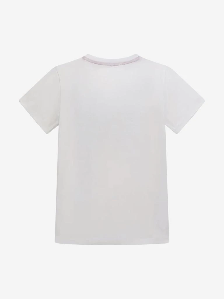 GUESS Boys Logo T-Shirt in White 3