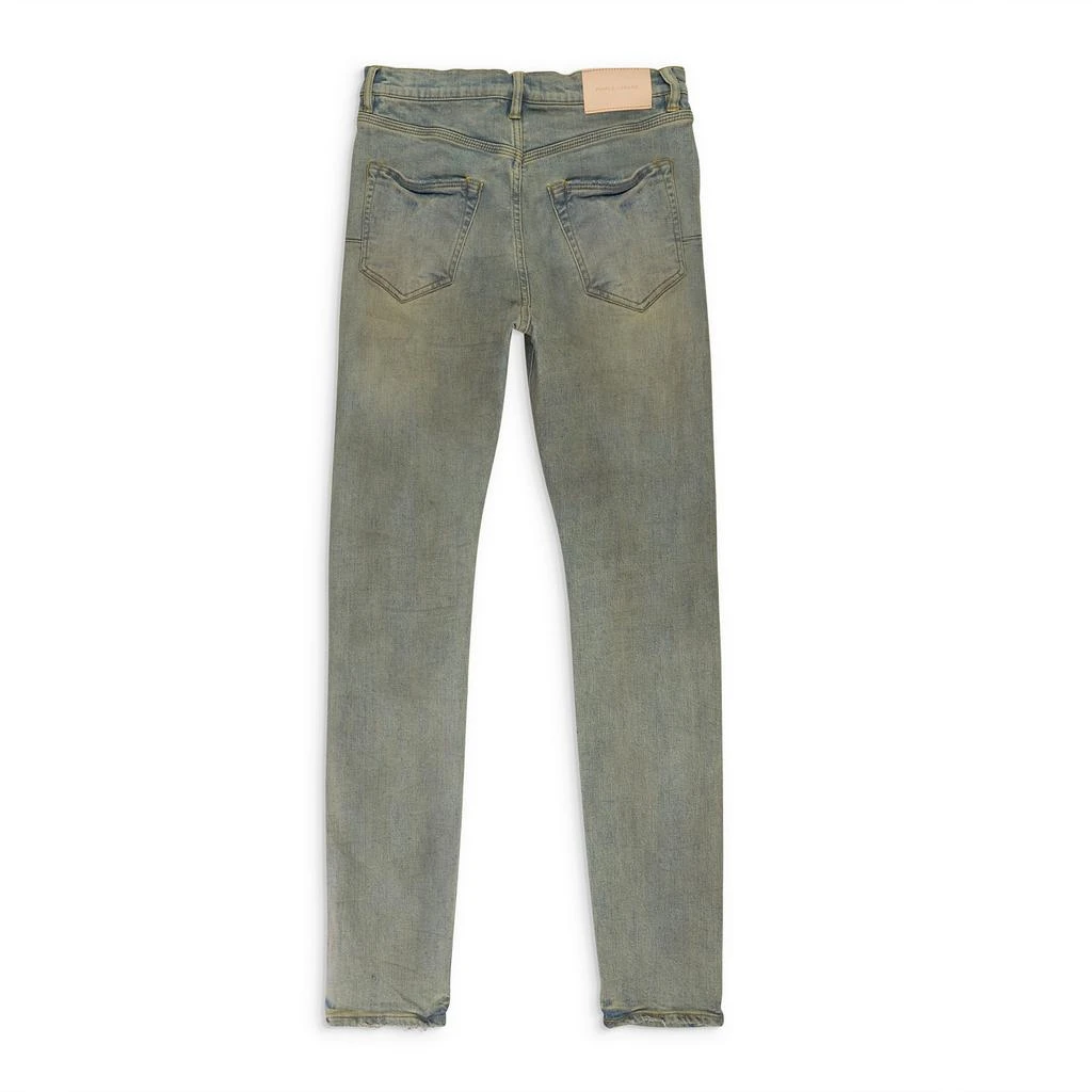 Purple Brand STRAIGHT LEG LIGHT DIRTY WAX Indigo SKINNY JEANS 2