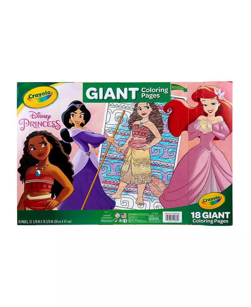 Crayola Giant Coloring Princess Pages, Pack of 4 4