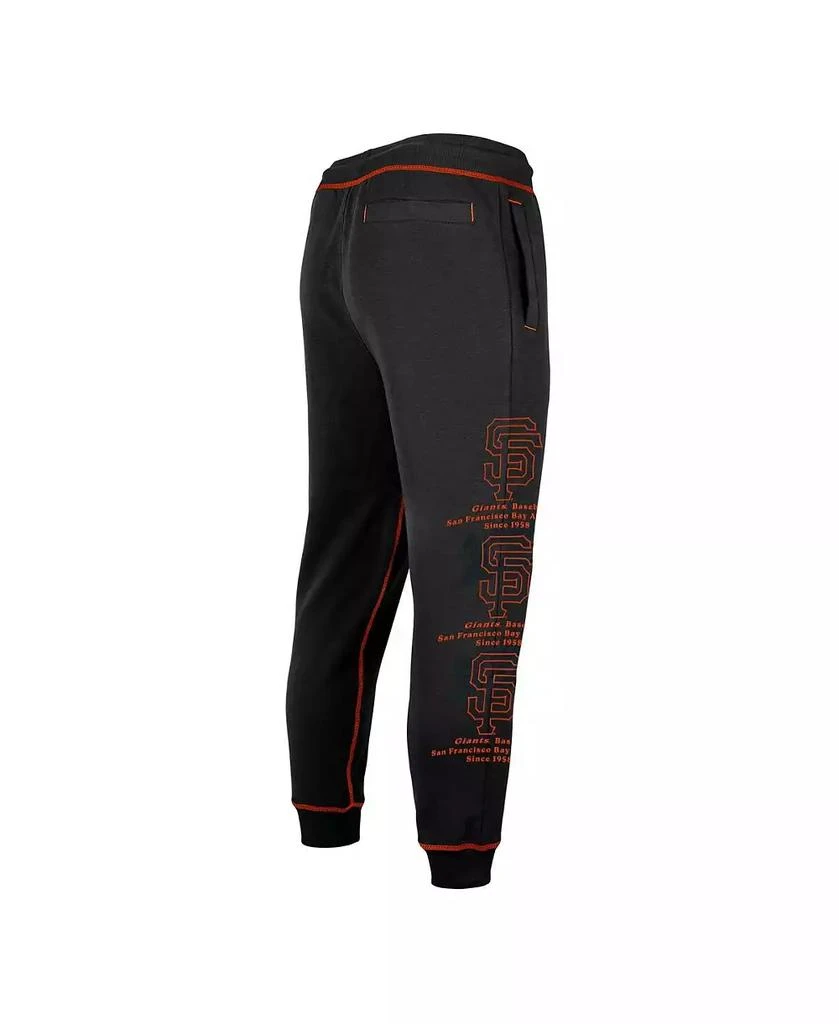 New Era Men's Black San Francisco Giants Team Split Jogger Pants 2