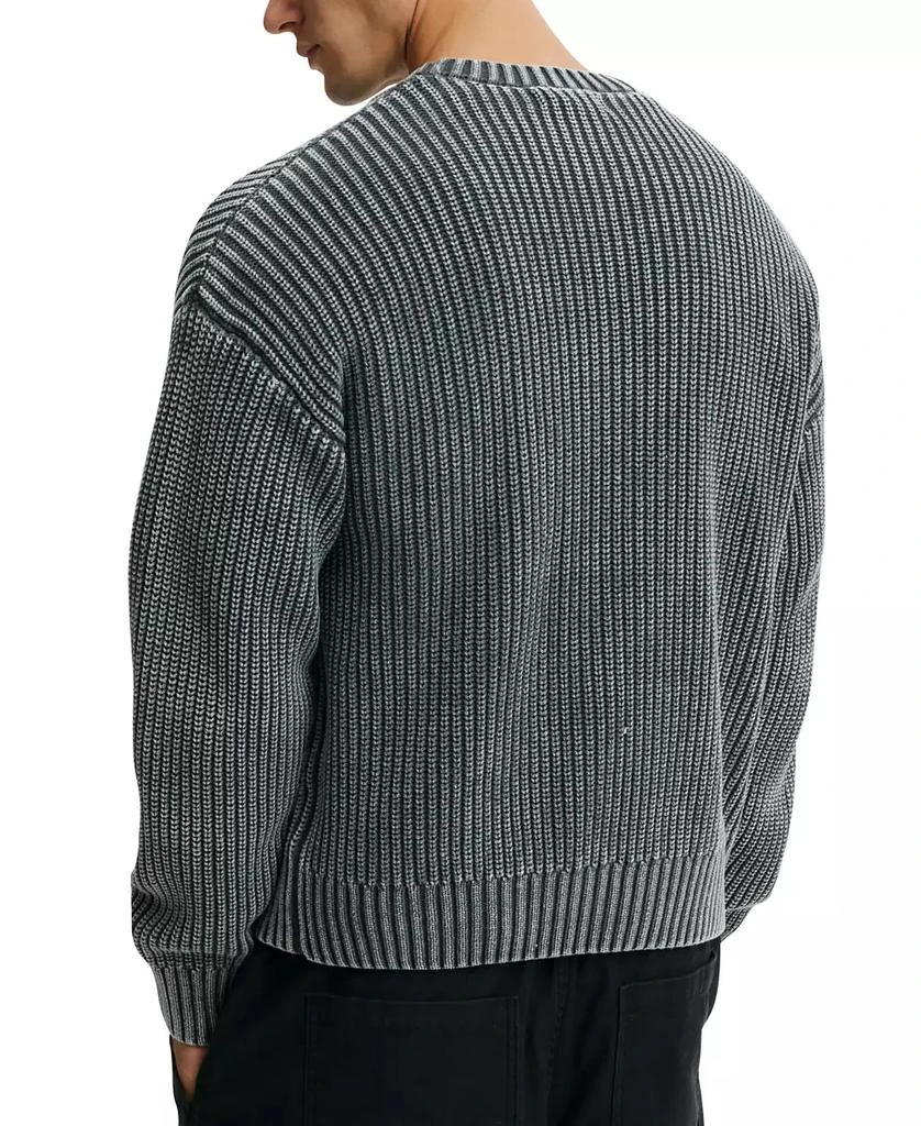 Cotton On Men's Washed Box Fit Crew Knit Sweater 2