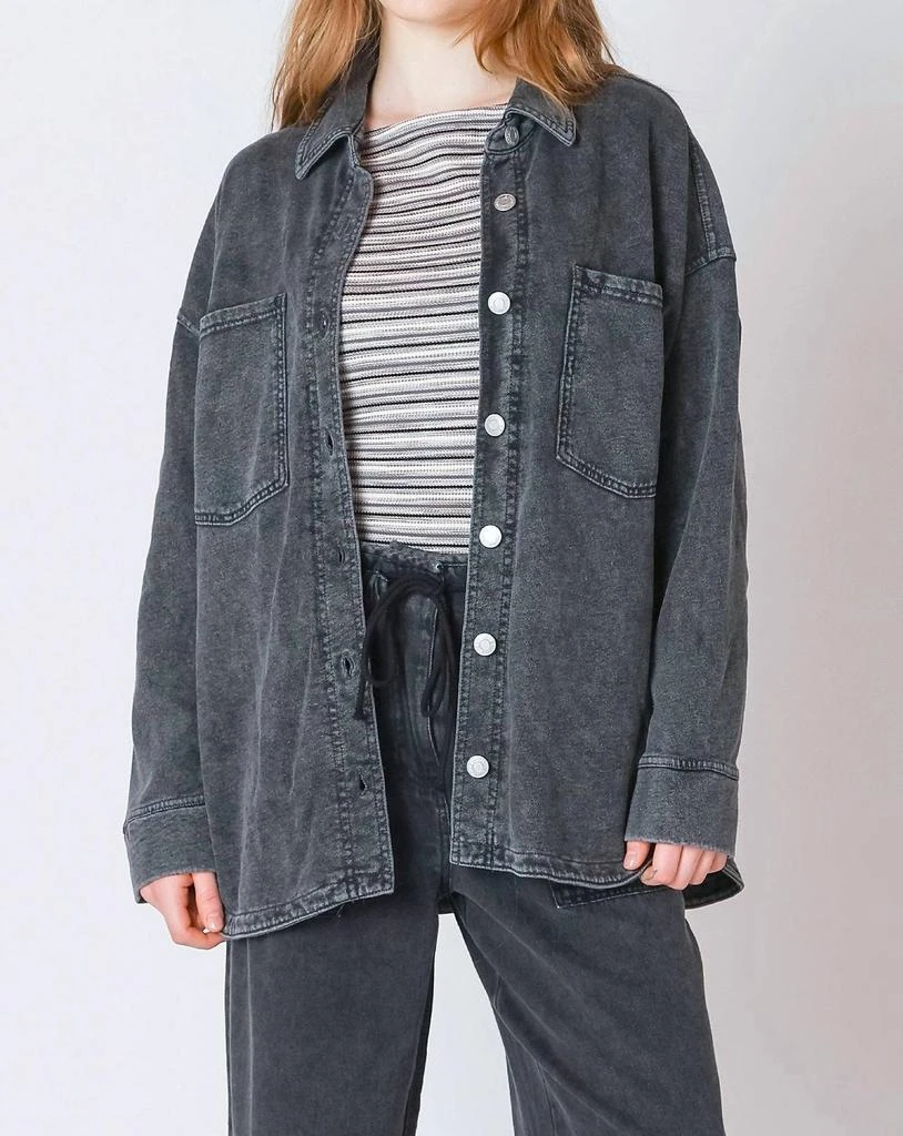 Dex Dex - Edge Knit Denim Shacket