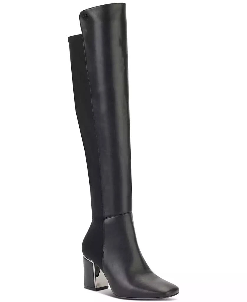DKNY Women's Cilli Square-Toe Knee-High Dress Boots 1