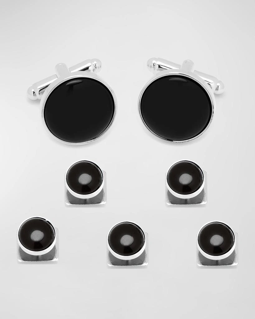 Cufflinks Inc. Men's Black Onyx Cufflink 5-Stud Set 1
