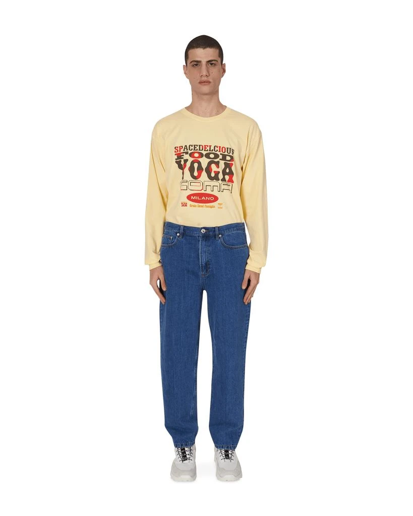 Brain Dead Slam Jam x SPACEDELICIOUS Longsleeve T-Shirt Yellow 4