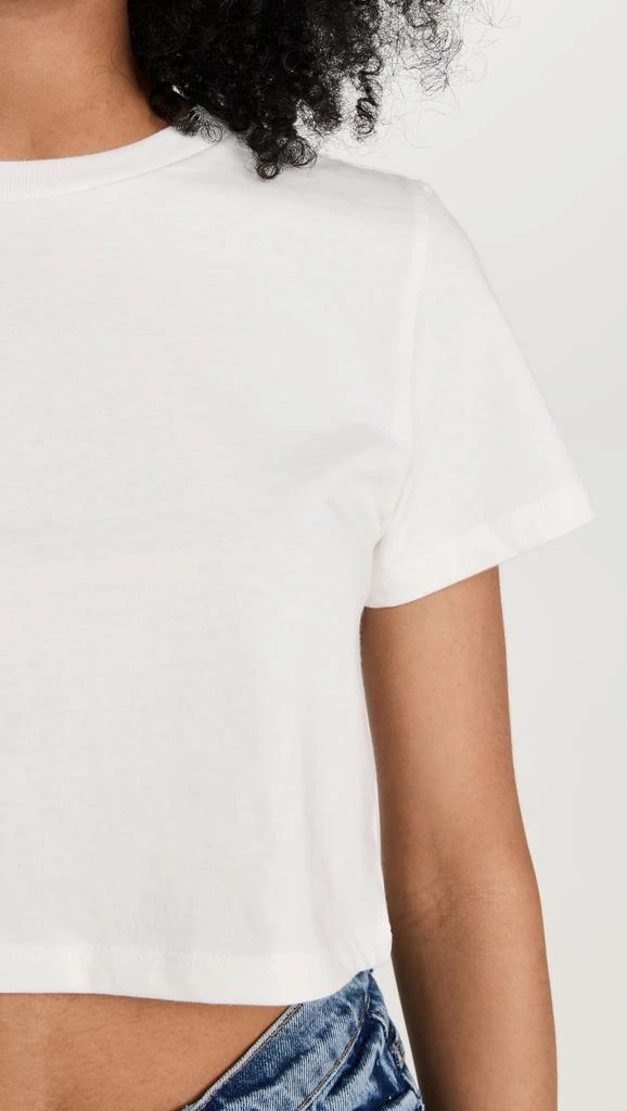 Reformation Cropped Classic Crew Tee 5
