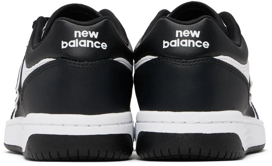 New Balance White & Black 480 Sneakers 2
