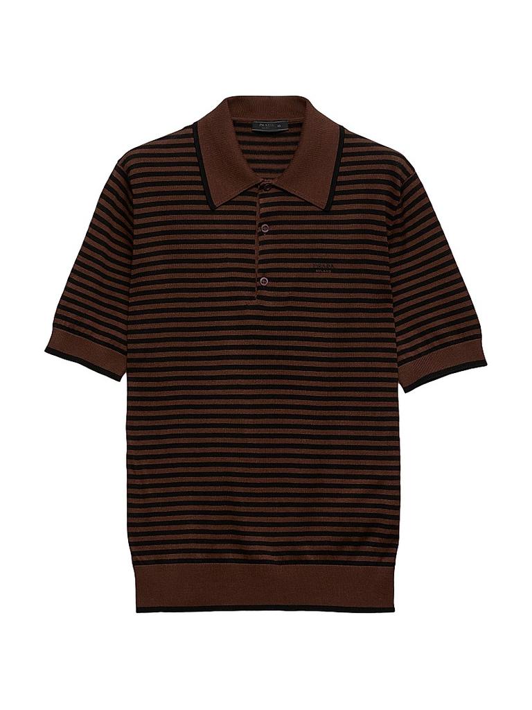 トップス 00s prada sports rubber logo polo sullen トップス 00s prada sports rubber logo polo sullen Early