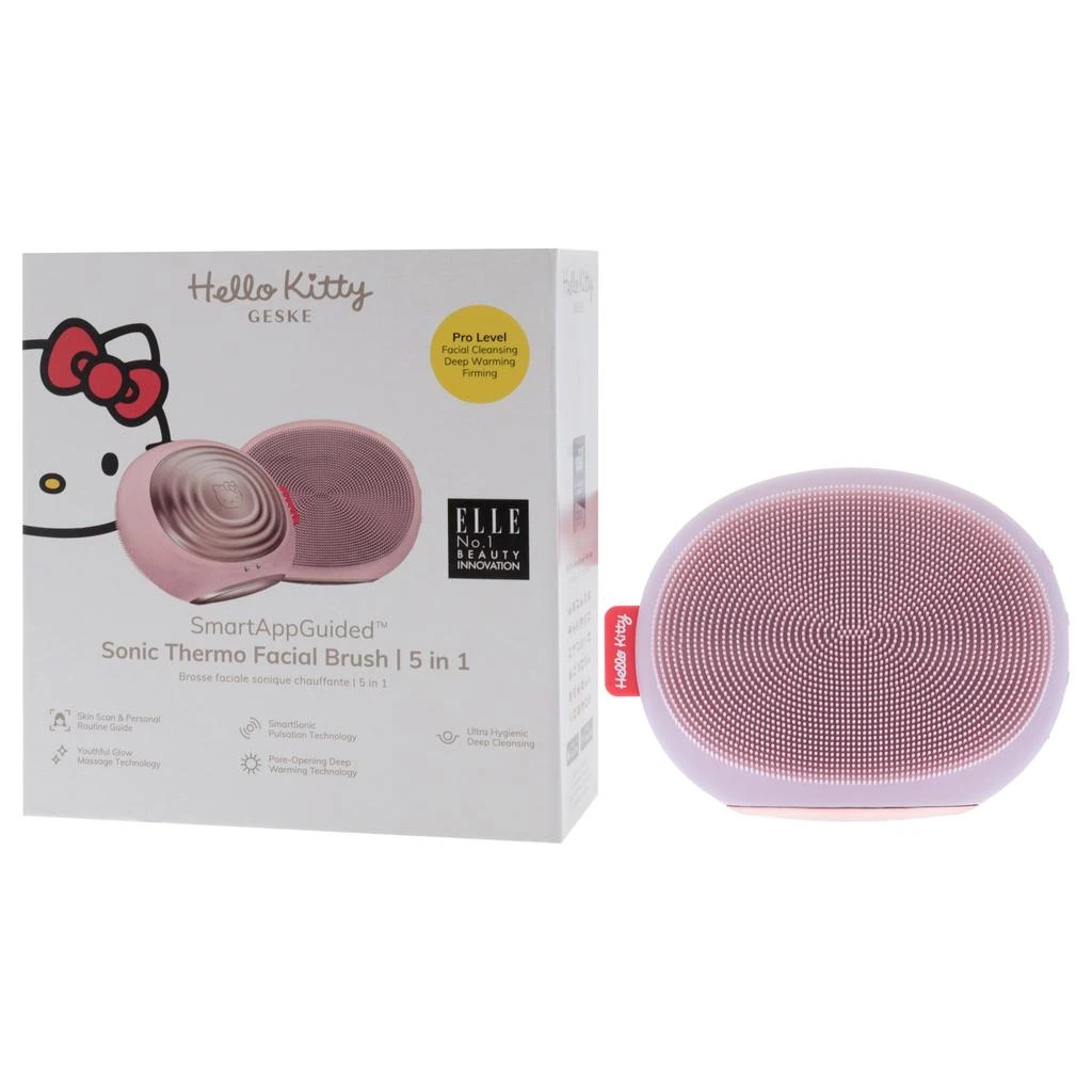 Geske Hello Kitty Sonic Thermo Facial Brush 5 in 1 - Pink by  for Women - 1 Pc Brush 3