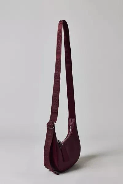 Baggu BAGGU Small Recycled Leather Crescent Bag 2