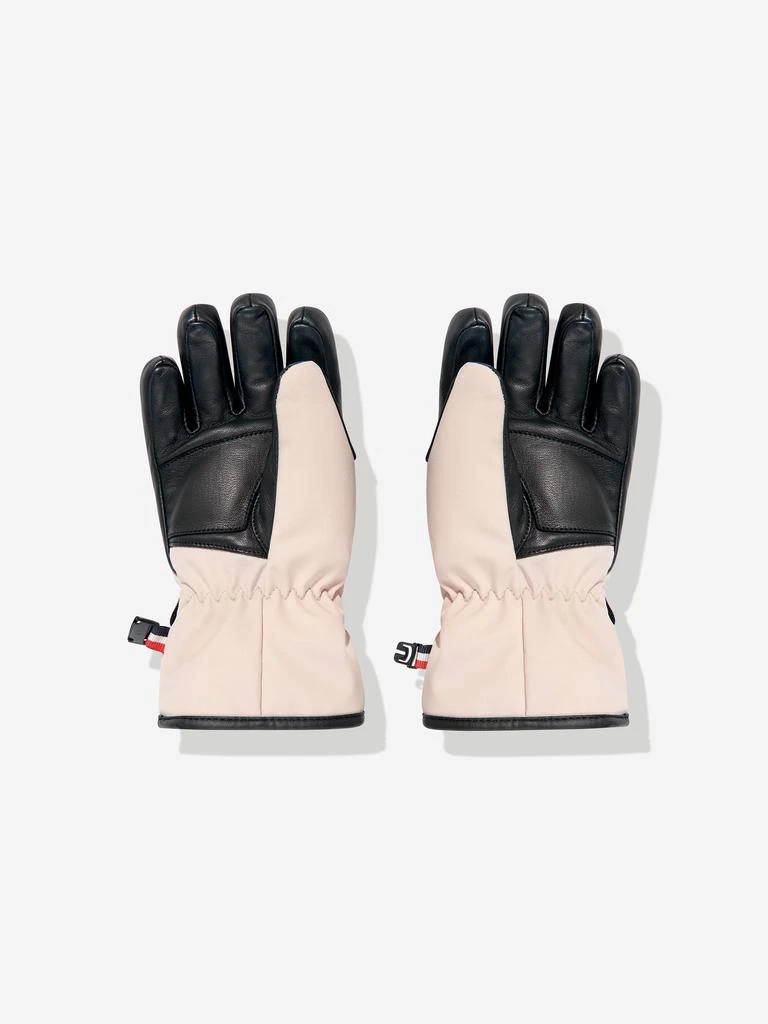 Moncler Moncler Enfant Girls Grenoble Ski Gloves in Pink 2