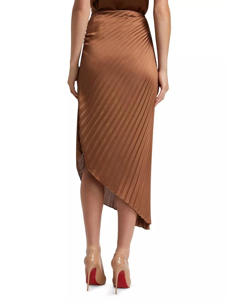 Alice + Olivia Odelia Asymmetric Pleated Skirt 5