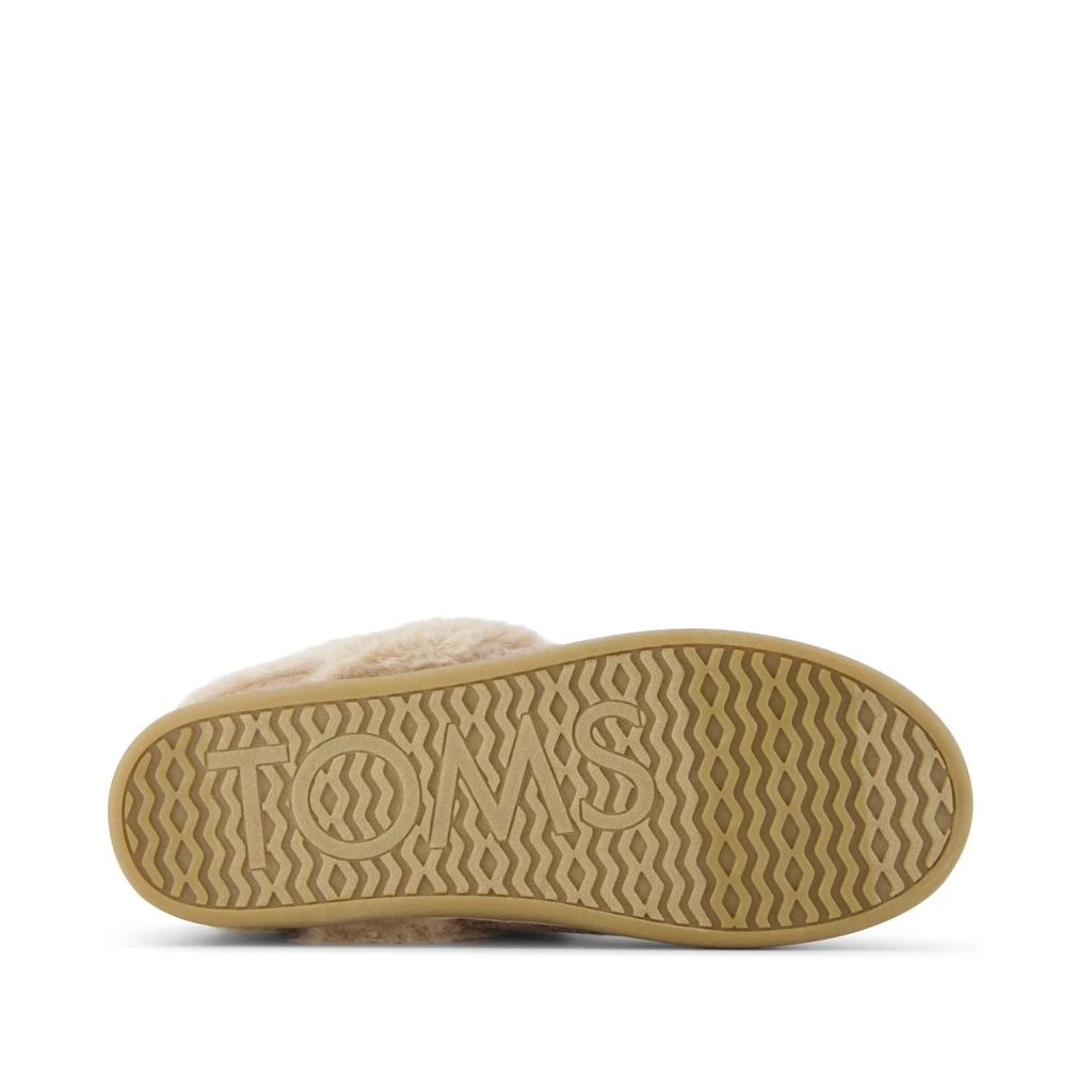 TOMS Shoes Oslo Vintage Pink Cozy Herringbone Slipper 6