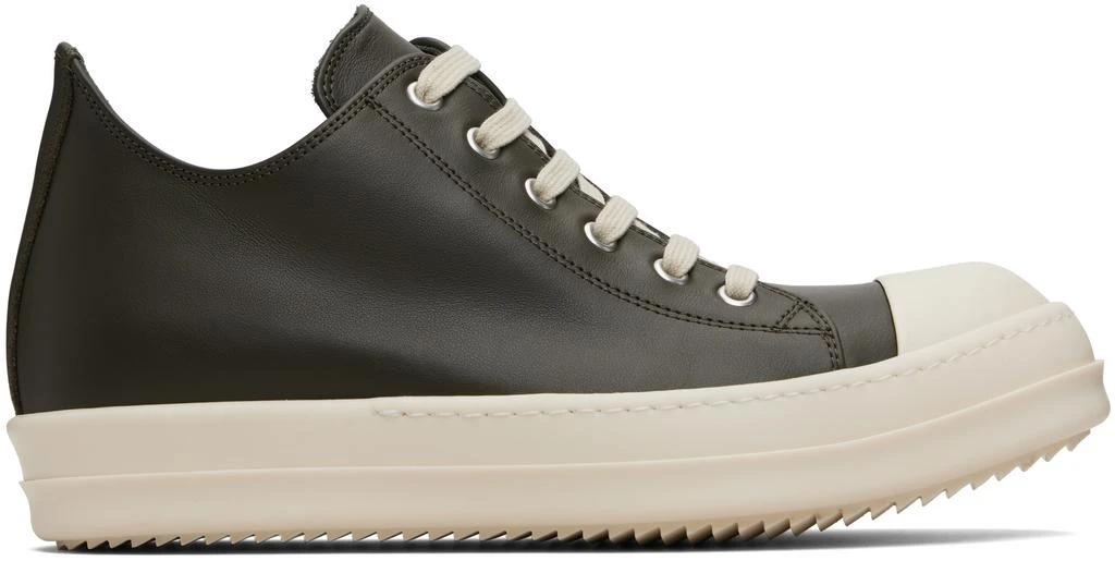 Rick Owens Khaki Concordians Low Sneaks Sneakers 1
