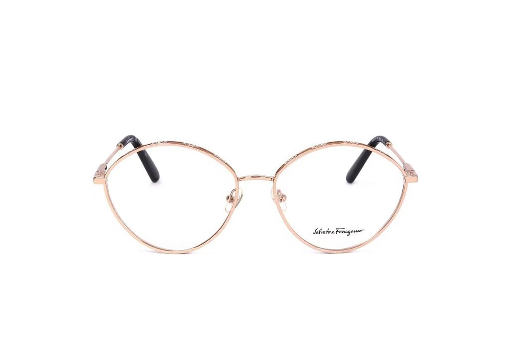 Salvatore Ferragamo Eyewear Salvatore Ferragamo Eyewear Oval Frame Glasses 1