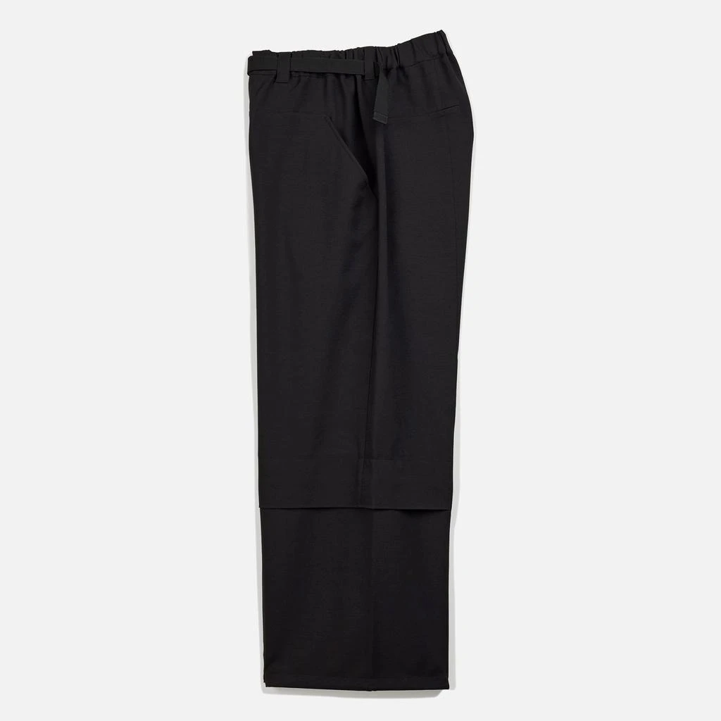 Y-3 Sport Uniform Twill Wide-Leg Trousers 4