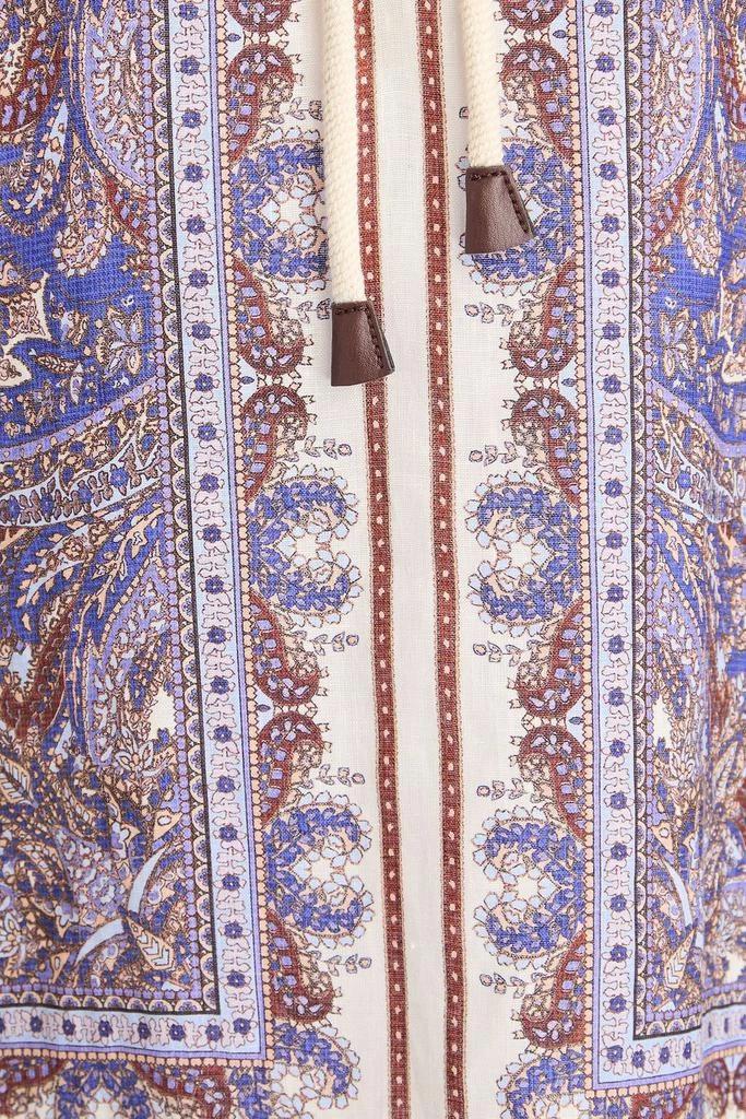 Zimmermann Paisley-print linen kaftan 4