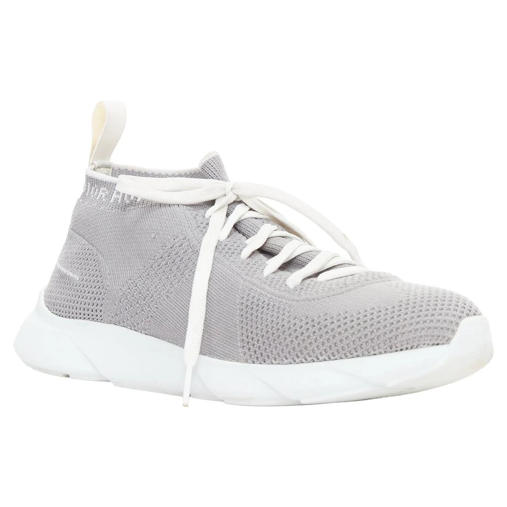 Dior Homme B21 Sockes logo knit low top lace sneakers 2