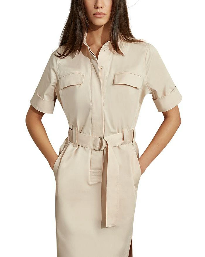 REISS Aimee Belted Midi Shirt Dress 4