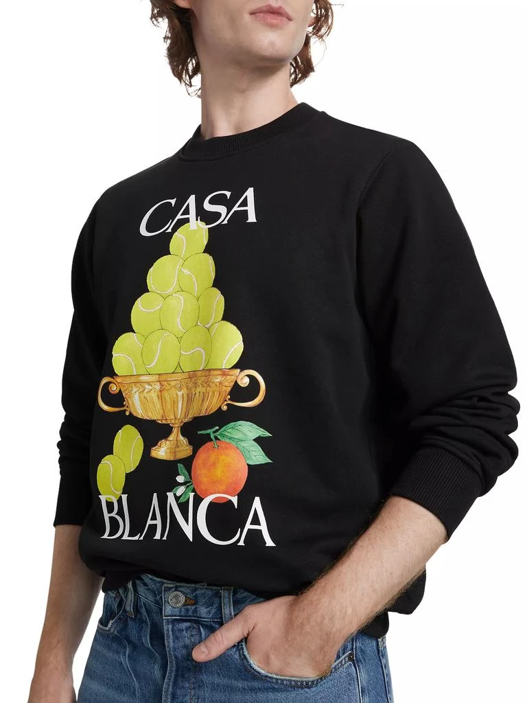 Casablanca L'Artiste Printed Crewneck Sweatshirt 6