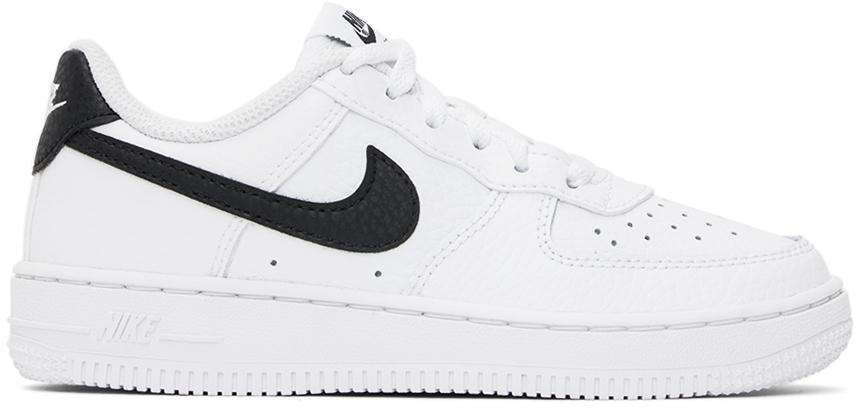 NIKE Kids White Force 1 Little Kids Sneakers