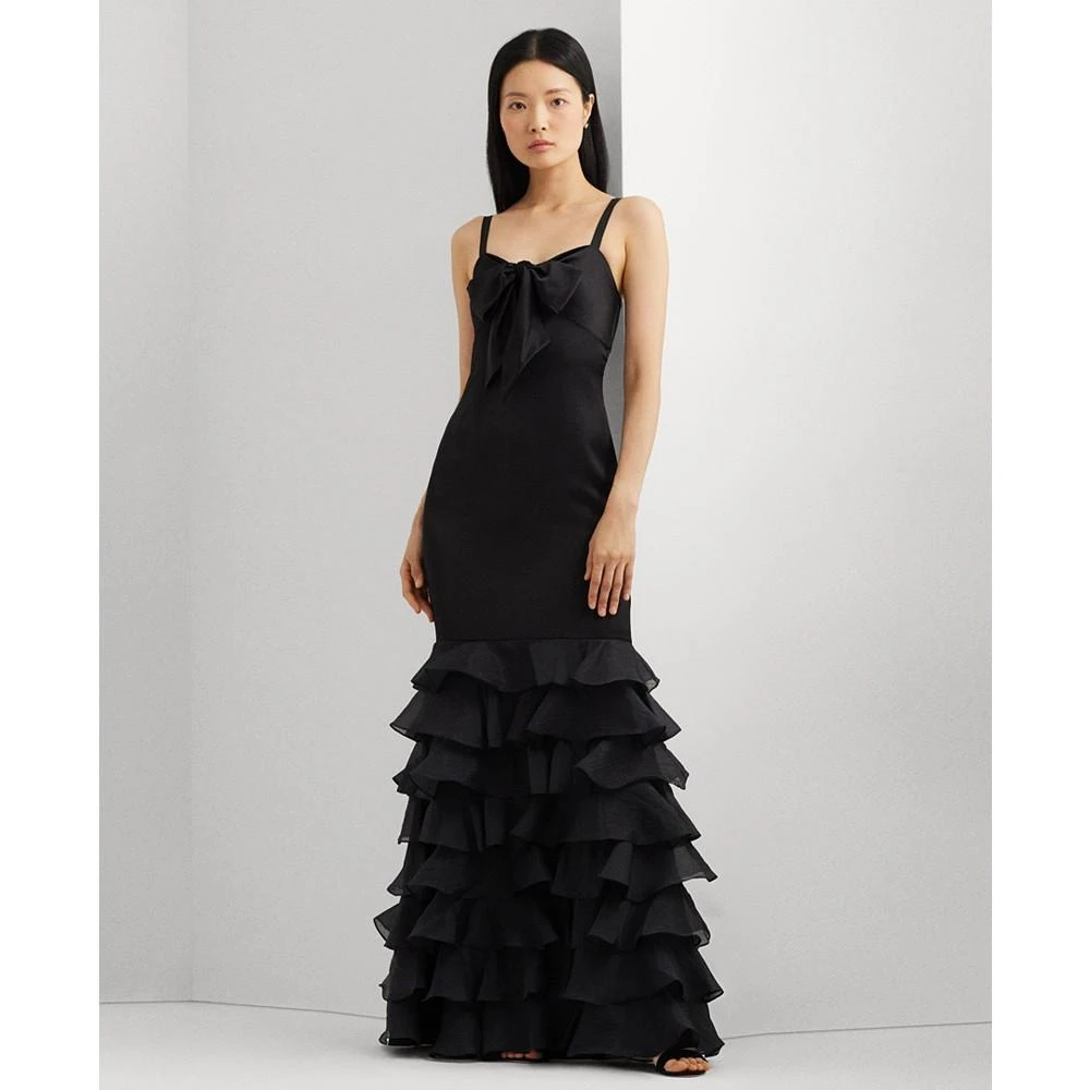 Shop Women's Satin Tiered Ruffled Gown on Sale at BeyondStyle  Get 51% Off  Women's Satin Tiered Ruffled Gown with Limited-Time Flash Deals, Exclusive  Discounts, and Special Offers. Enjoy Unbeatable Savings on
