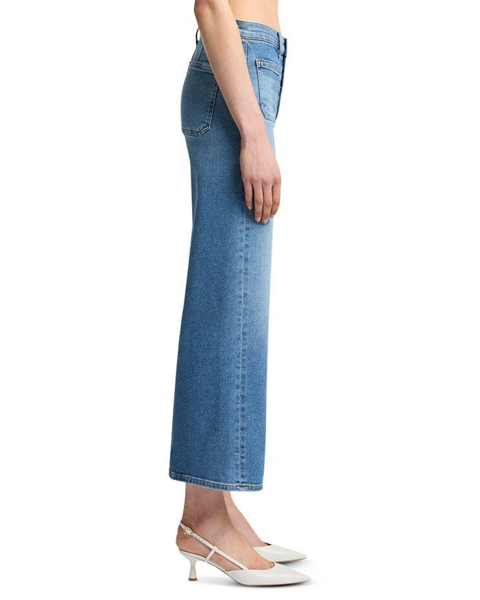 7 For All Mankind Ultra High Rise Cropped Flare Jeans in Fancy 4