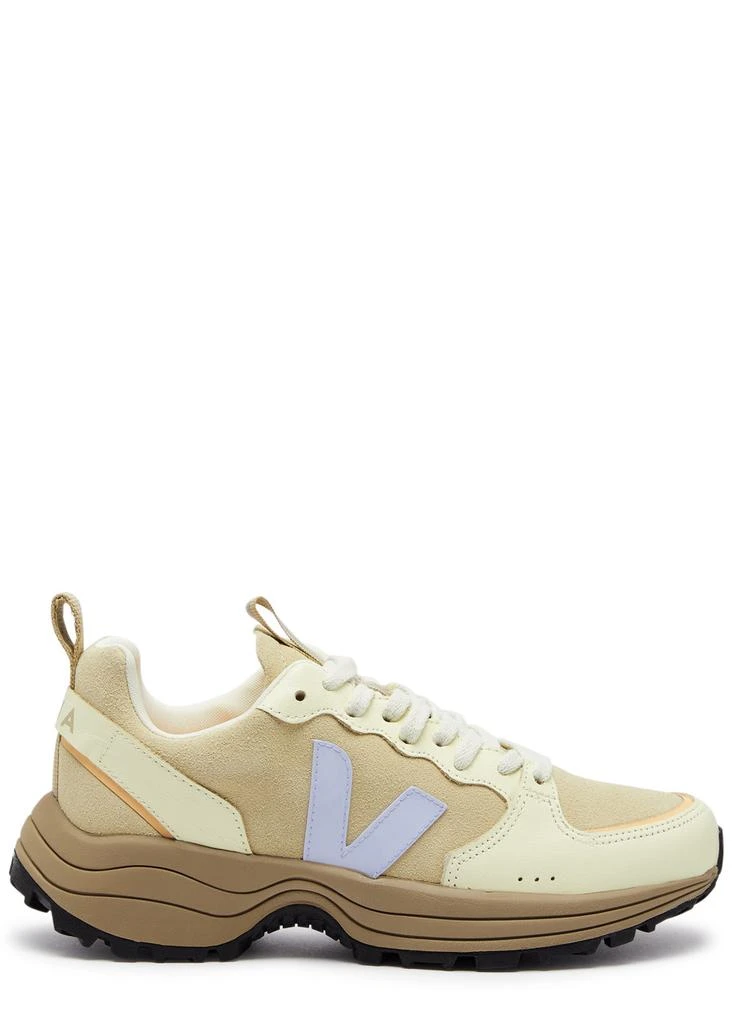 Veja Venturi panelled suede sneakers  1