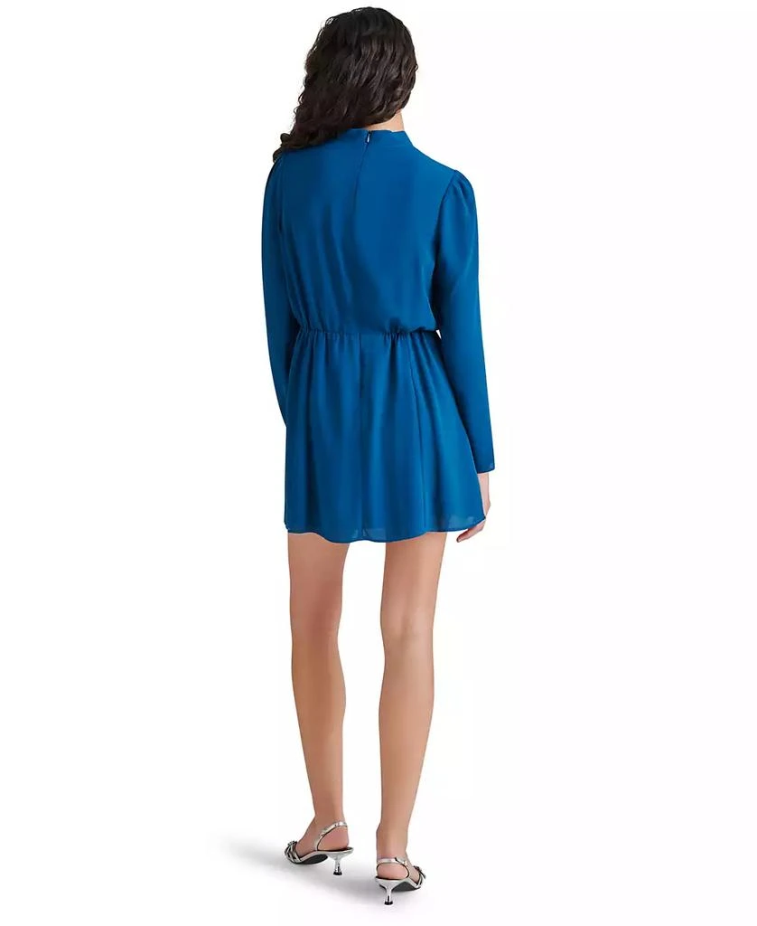 knee length dresses for ladies Amoura Keyhole Bust Waist Tie Mini Dress Ice Blue main image 0