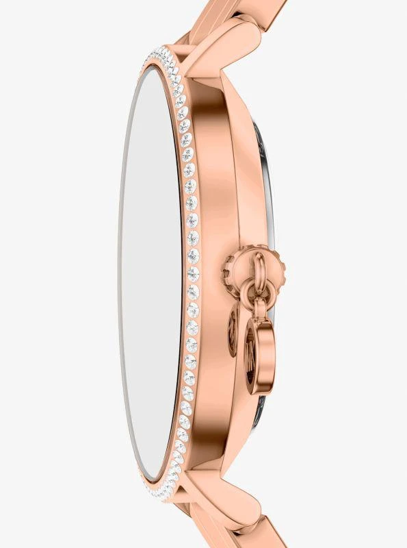 Michael Kors Mini Pyper Pavé Rose Gold-Tone Watch 2