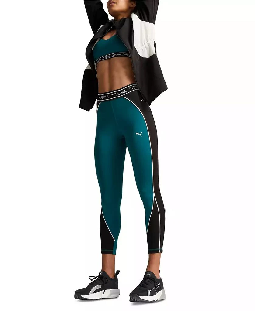 Puma Women's Active Colorblocked Training Woven Zip-Up Jacket 4