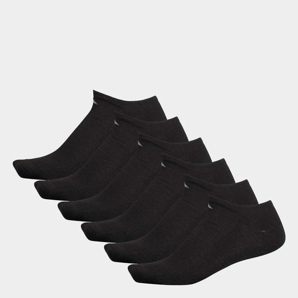 Adidas Athletic Cushioned No-Show Socks 6 Pairs XL 1