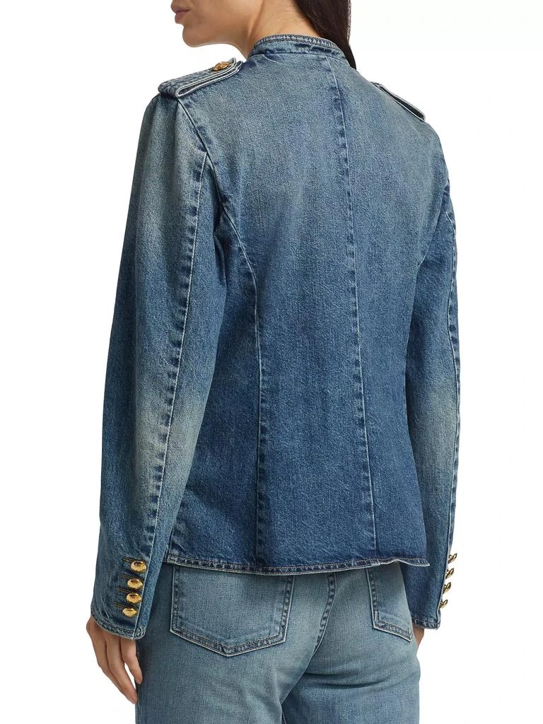 Nili Lotan Geraldine Denim Utilitarian Jacket 5