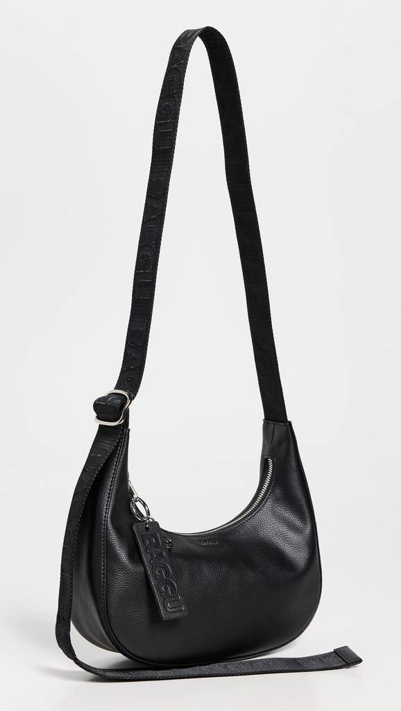 Baggu Small Recycled Leather Crescent Bag 1