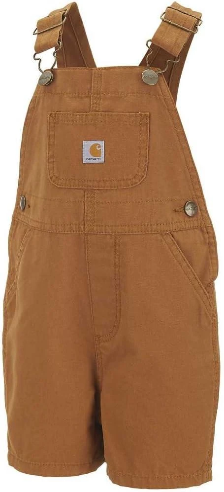Carhartt Carhartt Baby-Boys Infant Washed Canvas Bib Shortall
