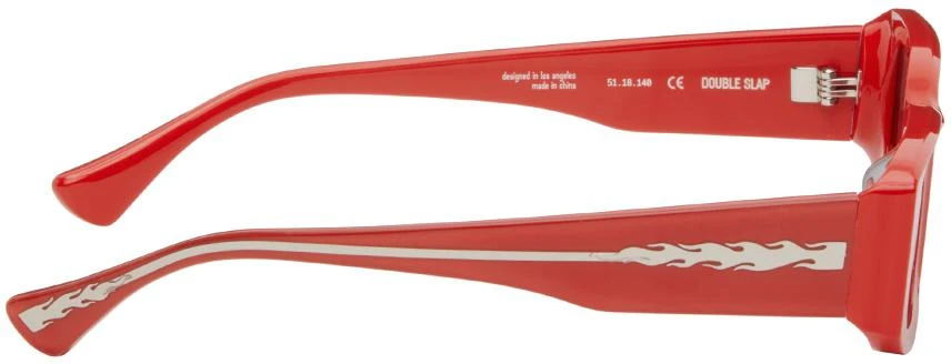 BONNIE CLYDE Red Double Slap Sunglasses 2