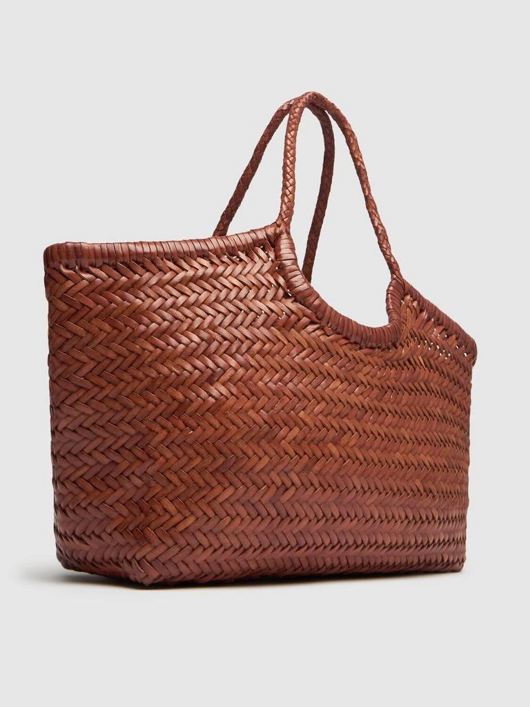 DRAGON DIFFUSION Big Nantucket Woven Leather Basket Bag 2