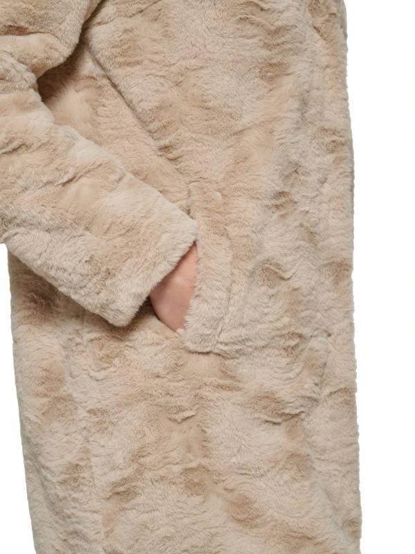 Kenneth Cole Textured Faux Fur Coat 5