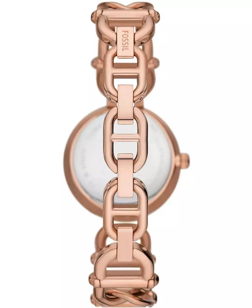 Fossil Women's Carlie Three-Hand Rose Gold-Tone Stainless Steel Watch, 30mm 3