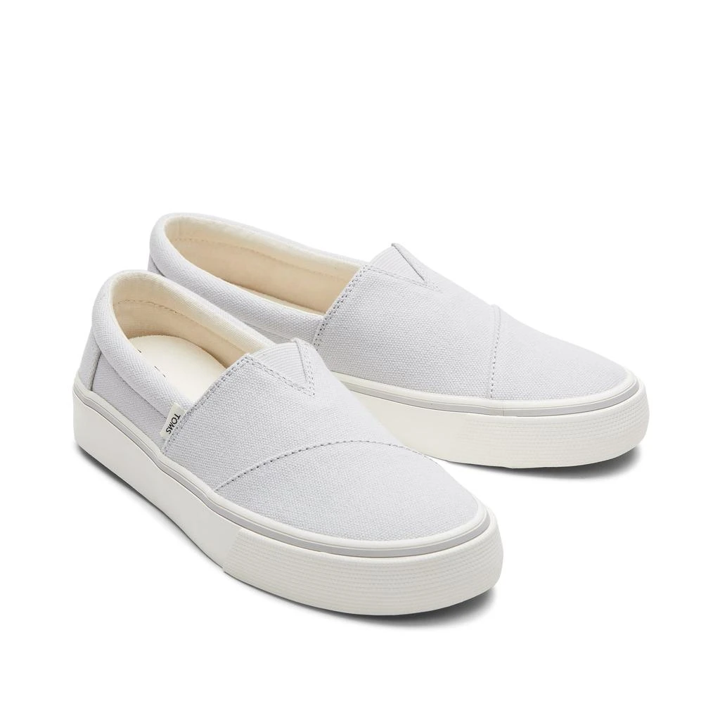 TOMS Shoes Fenix Grey Sneaker with Custom Rubber Outsole 2