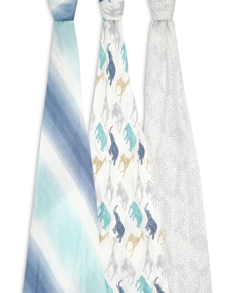aden + anais 3 Pk. Silky Soft Printed Swaddles 6
