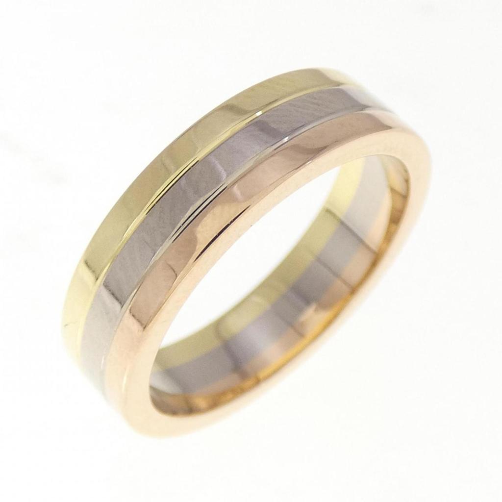 Cartier pink gold gold yellow gold pink gold (18K) gold (18K) yellow gold (18K) Band Ring (Pre-Owned)