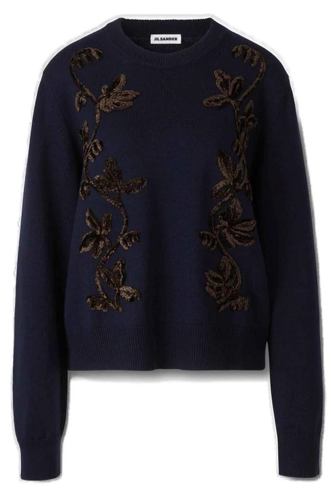 Jil Sander Jil Sander Floral Embroidered Jumper from Cettire